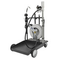 Air Operated Oil Dispensing System with 10m Retractable Hose Reel
