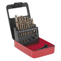 HSS Cobalt Fully Ground Drill Bit Set 19pc