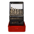 HSS Cobalt Fully Ground Drill Bit Set 19pc
