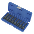 Sealey AK5604 Premier Spline Impact Socket Bit Set 1/2