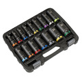 Sealey AK58170M Lock-On&trade; Deep Impact Socket Set 1/2