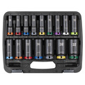 Sealey AK58170M Lock-On&trade; Deep Impact Socket Set 1/2
