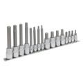 Sealey AK6219 Premier Hex Socket Bit Set 1/4