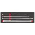 Sealey AK63110 Premier Extra-Long Double End Ring Spanner Set in EVA Foam Tray 5pc