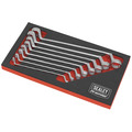 Premier Offset Double End Ring Spanner Set 8pc