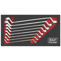 Premier Offset Double End Ring Spanner Set 8pc