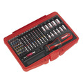 Sealey AK64903 Premier Fine Tooth Ratchet Screwdriver & Accessory Set 51pc
