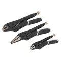 Sealey AK6863B Premier Black Quick Release Locking Pliers Set 3pc