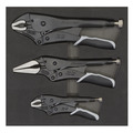 Sealey AK6863B Premier Black Quick Release Locking Pliers Set 3pc