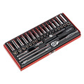 Sealey AK690 Premier Metric/Imperial Socket Set 1/4