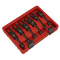 Sealey AK6901 Flexi-Head Flare Nut Diesel Injection Wrench Set 6pc 3/8