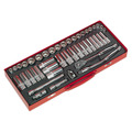 Sealey AK692 Premier Metric/Imperial Socket Set 3/8