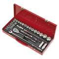 Sealey AK693 Premier Metric/Imperial Socket Set 1/2