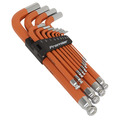 Sealey AK71870 Premier Imperial Jumbo Anti-Slip Ball-End Hex Key Set 13pc
