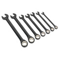 Sealey AK7978 Premier Black Combination Ratchet Spanner Set 7pc