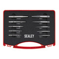 Sealey AK8187 Step Drill Screw/Bolt Extractor Set 10pc