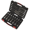 Sealey AK89002 Premier Platinum Spline Socket Bit Set 3/8