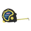 Sealey AK98912 Metric/Imperial Rubber Tape Measure 5m(16ft) x 19mm - Display Box of 12