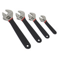 Sealey AK9935 Premier Adjustable Wrench Set Ni-Fe Finish 4pc