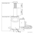 Sealey Premier Manual/Air Hydraulic Bottle Jack 20 Tonne