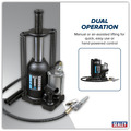 Sealey AM20S Viking Manual/Air Hydraulic Bottle Jack 20 Tonne