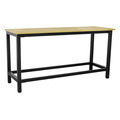 Heavy-Duty Steel Workbench with 25mm MDF Top 1.8m