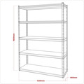 Sealey Racking Unit with 5 Shelves 220kg Capacity Per Level