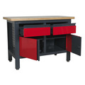 Sealey Workbench with 2 Drawers & 2 Cupboards
