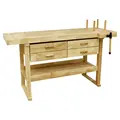 Sealey AP1640 Woodworking Bench with 4 Drawers