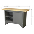 Sealey Heavy-Duty Workbench with Cupboard