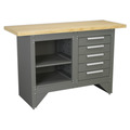 Sealey AP2030BB Heavy-Duty Workbench with 5 Drawers