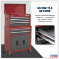 Sealey AP2200BB American PRO® Topchest & Rollcab Combination 6 Drawer - Red