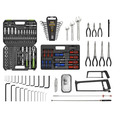 American PRO® Topchest & Rollcab Combination 6 Drawer with 170pc Tool Kit - Red/Grey