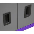 American PRO® Topchest, Mid-Box Tool Chest & Rollcab Stack 9 Drawer - Purple