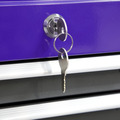 American PRO® Topchest, Mid-Box Tool Chest & Rollcab Stack 9 Drawer - Purple