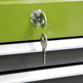 Sealey American PRO® Topchest, Mid-Box Tool Chest & Rollcab 9 Drawer Stack - Green