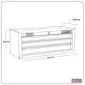 Sealey AP22309BB American PRO&reg; Mid-Box Tool Chest 3 Drawer - Red/Grey