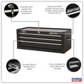 Sealey AP223B American PRO&reg; Mid-Box Tool Chest 3 Drawer - Black