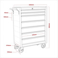 Sealey American PRO® Rollcab 7 Drawer - Red/Grey