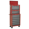 Sealey AP22509BB American PRO&reg; Topchest 9 Drawer - Red/Grey