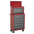 Sealey AP22509BB American PRO&reg; Topchest 9 Drawer - Red/Grey