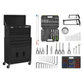 American PRO® Topchest & Rollcab Combination 6 Drawer with 170pc Tool Kit - Black
