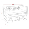 Superline PRO® Power Tool Storage Rack with Drawer & Power Strip