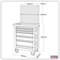 Sealey Premier™ Rollcab 6 Drawer