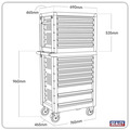 Sealey Premier™ Rollcab 8 Drawer
