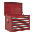 Sealey Superline PRO® Topchest 5 Drawer - Red