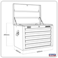 Superline PRO® Topchest 5 Drawer - Black