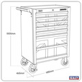 Superline PRO® Rollcab 7 Drawer & Union Jack Graphics Pack