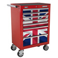 Superline PRO® Rollcab 7 Drawer & Union Jack Graphics Pack