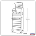 Sealey Superline PRO® Black Edition Tool Chest Combination with 9 Soft Close Drawers & Power Bar